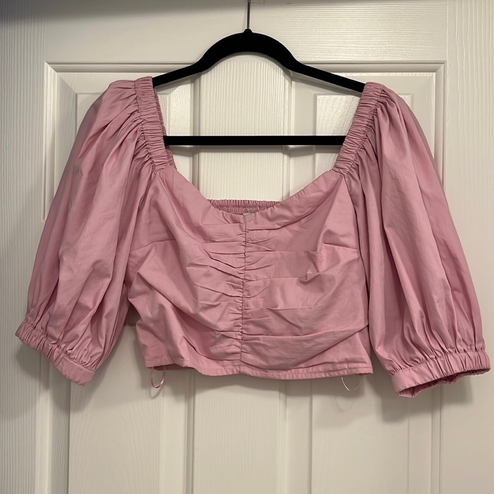 Abercrombie puff sleeve top